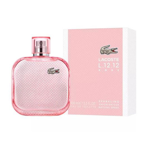 LACOSTE L.12.12 ROSE SPARKLING WOMEN  3.0 OZ  EDT SP
