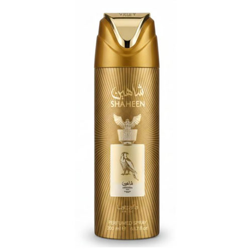 BODY SPRAY LATTAFA SHAHEEN GOLD UNISEX  6.7 OZ