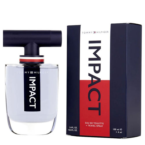 TOMMY HILFIGER IMPACT INTENSE MEN 3.4 OZ. EDP SP + 0.14 OZ.TRAVEL SP