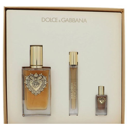 SET DOLCE & GABBANA DEVOTION WOMEN ( 3 PC )3.3 OZ EDP SP / 0.34 OZ EDP SP / 0.17 OZ EDP SP
