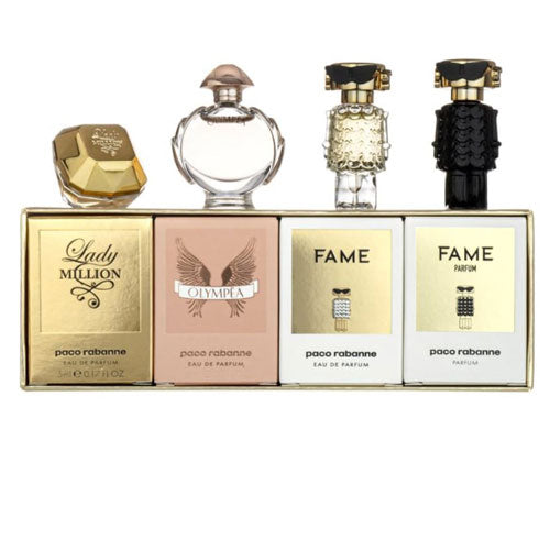 MINI SET PACO RABANNE WOMEN (4 PC) X 0.17 EDP SP