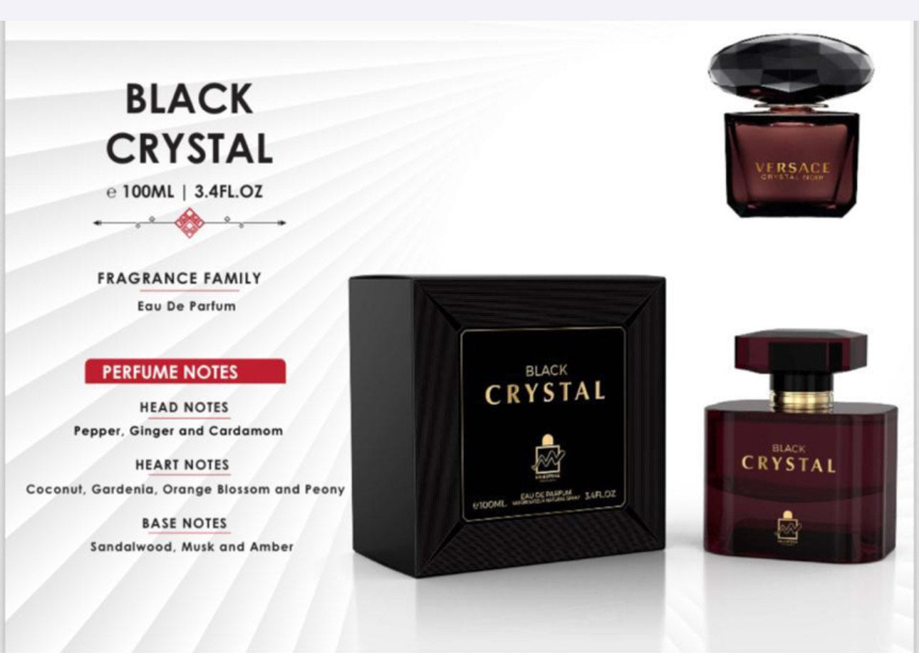 BLACK CRYSTAL -BY LE CHAMEAU PROMO ENVIO GRATIS APARTIR DE $299 MAYOREO 3.4FL.OZ 100ML